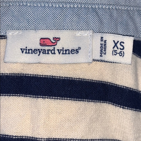 Girl knit oxford Shirt dress - Picture 3 of 3